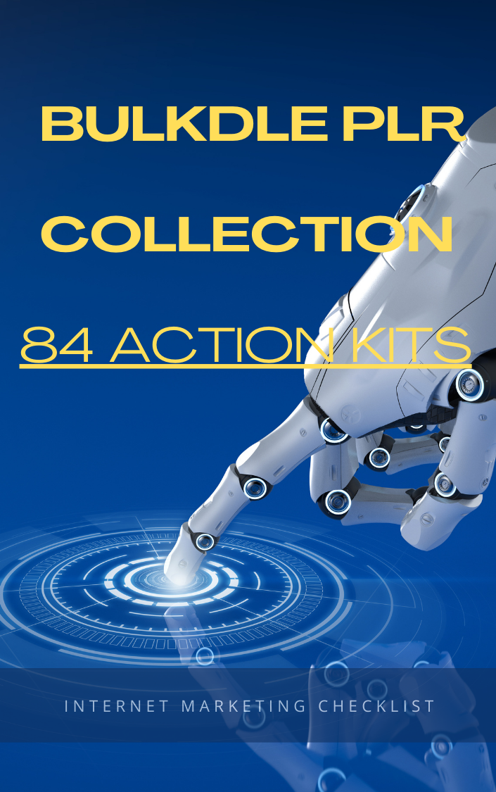 Bulkdle PLR _collection 84 Action Kits internet marketing checklist