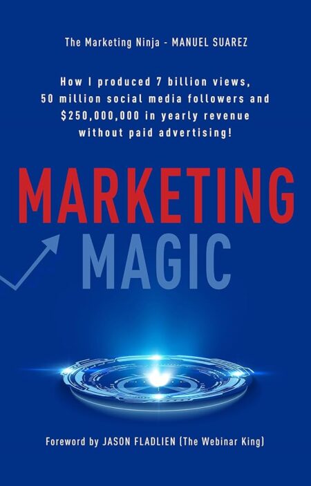 Marketing Magic: How I produced 7 billion views, 50 million social media followers and $250,000,000 in yearly revenue without paid advertising! [Hardcover] Manuel Suarez...
